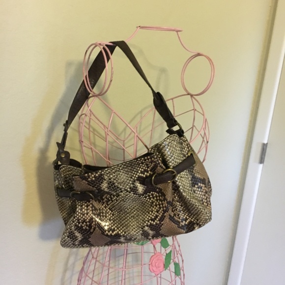 Jessica Simpson Handbags - Jessica Simpson Snakeskin Print Bag